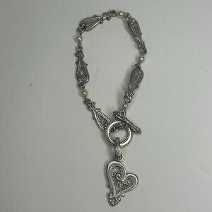 Vintage Brighton Palazzo Heart Bracelet Sterling Silver (925)